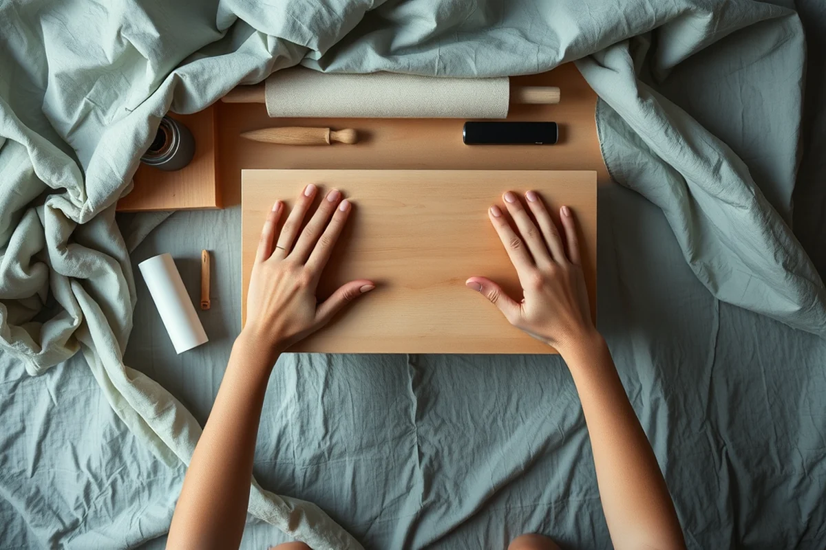 diy floating desk in nook — Diy Floating Desk In Nook (the finished result)