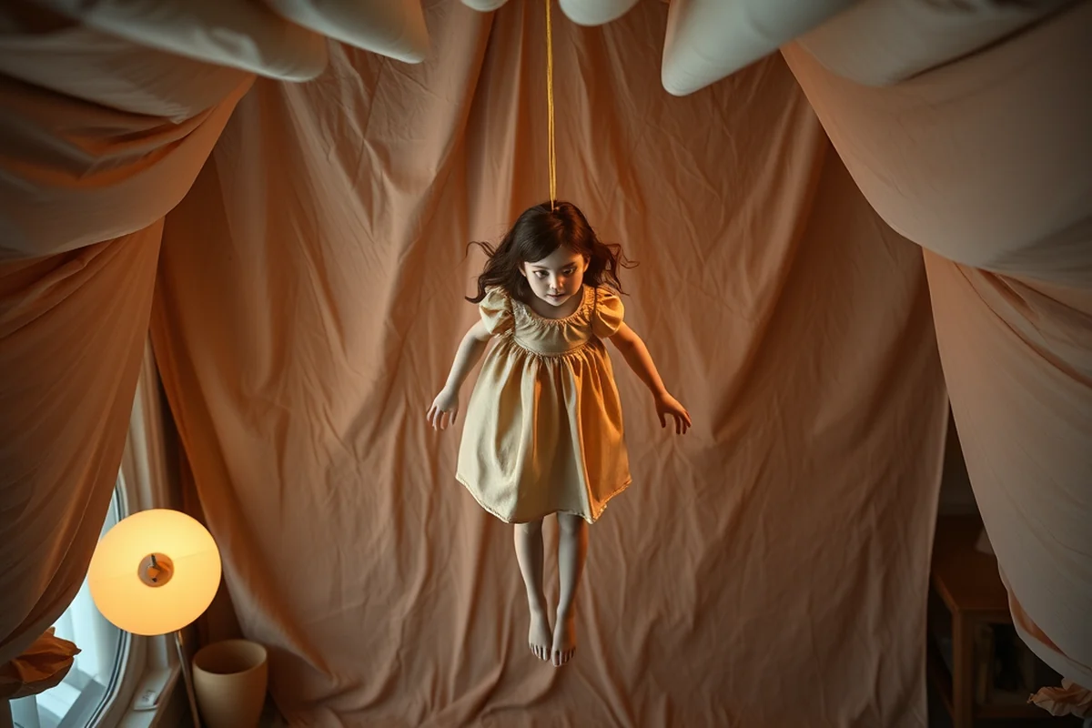 diy floating girl halloween decoration — Diy Floating Girl Halloween Decoration (the finished result)