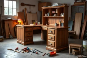 L Shaped Desk With Hutch