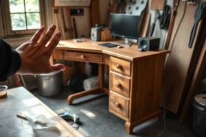 Small Corner Computer Desk