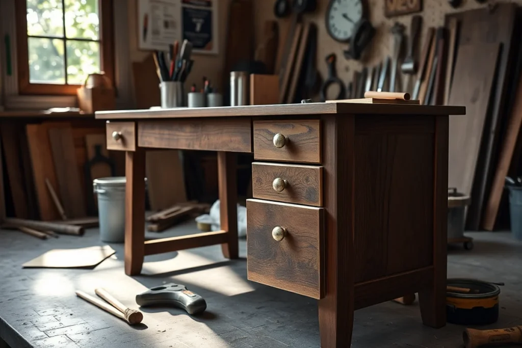 Small Office Desk With Drawers