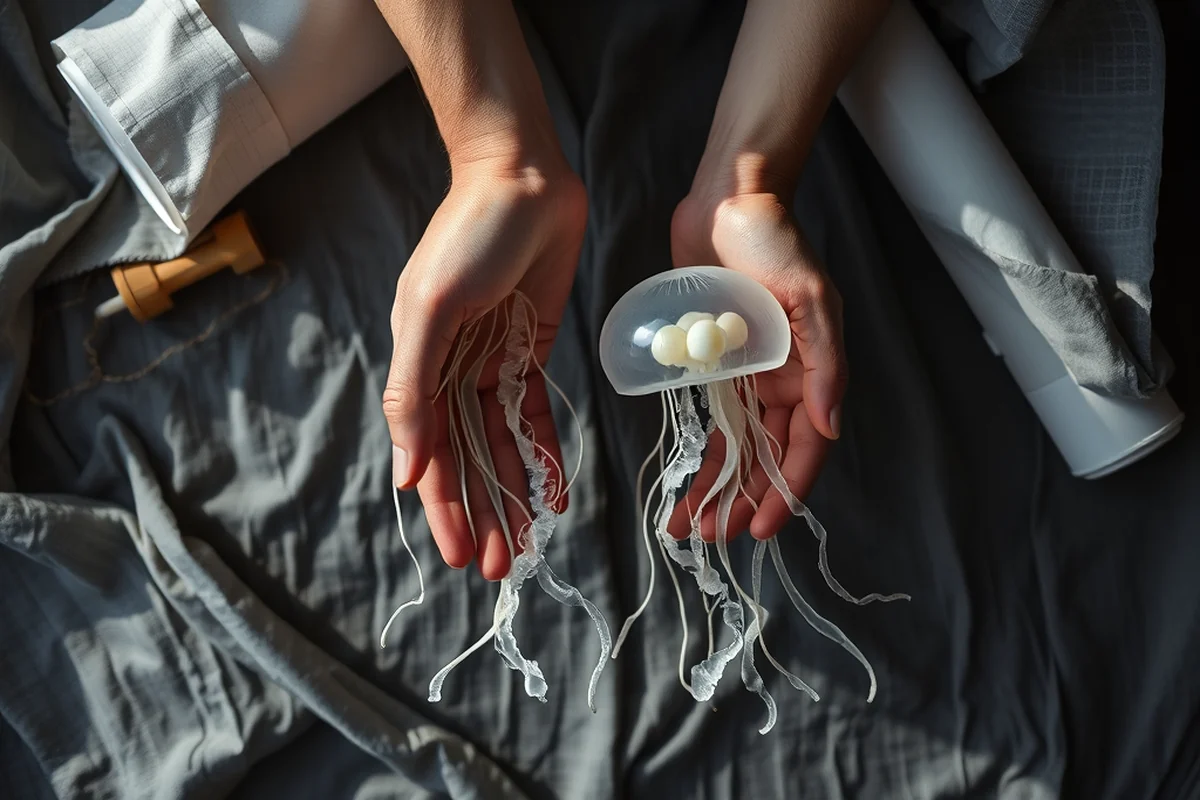 diy floating jellyfish — Diy Floating Jellyfish (the finished result)