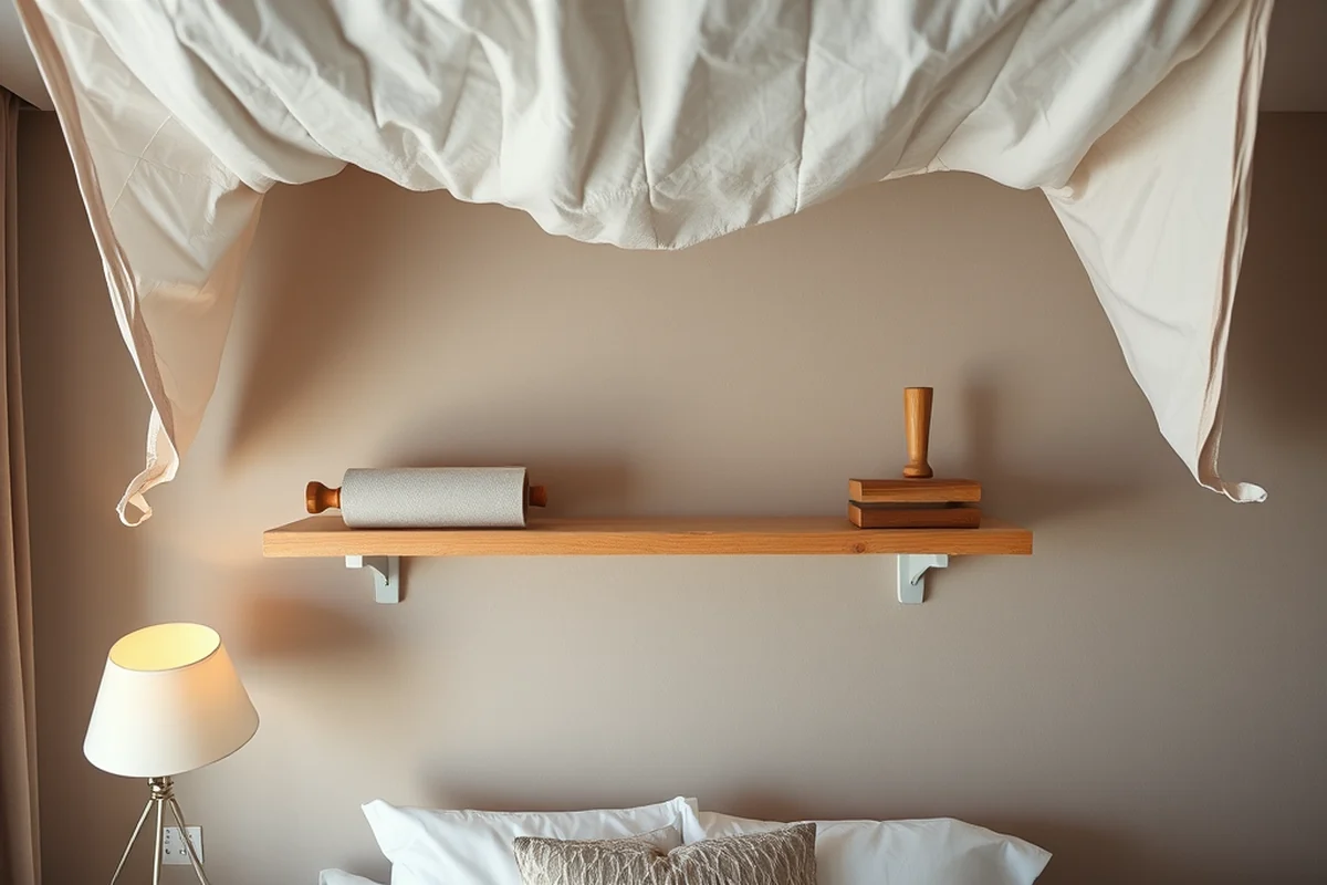 diy floating shelves for bedroom — Diy Floating Shelves For Bedroom (the finished result)